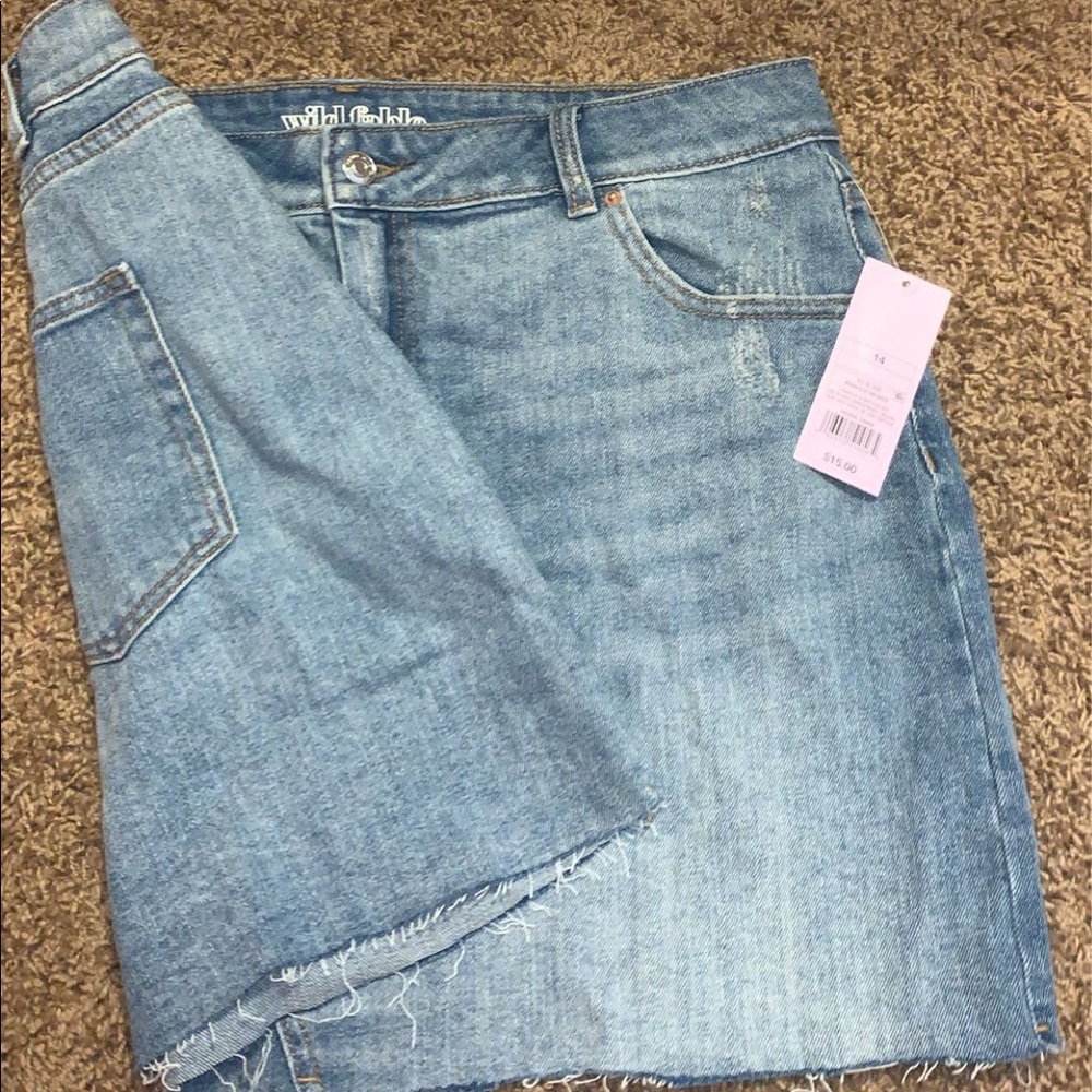 Brand new denim skirt
